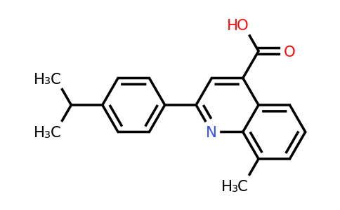 CAS 438231-85-7 | 2-(4-Isopropylphenyl)-8-methylquinoline-4-carboxylic acid