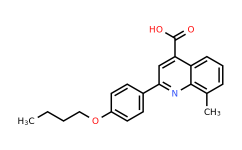 CAS 438231-93-7 | 2-(4-Butoxyphenyl)-8-methylquinoline-4-carboxylic acid