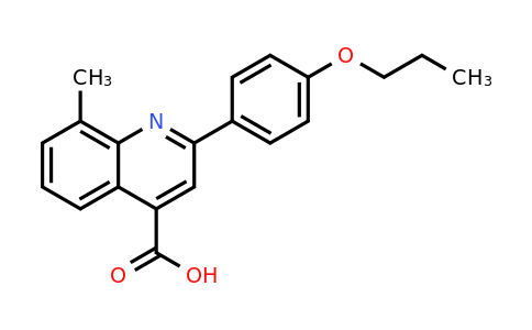 CAS 438232-72-5 | 8-Methyl-2-(4-propoxyphenyl)quinoline-4-carboxylic acid