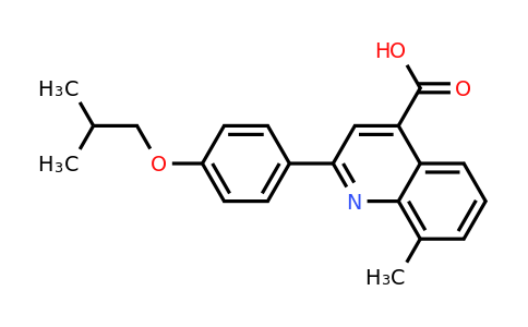 CAS 438234-09-4 | 2-(4-Isobutoxyphenyl)-8-methylquinoline-4-carboxylic acid