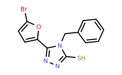 CAS 438235-91-7 | 4-benzyl-5-(5-bromofuran-2-yl)-4H-1,2,4-triazole-3-thiol