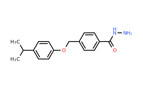CAS 438473-48-4 | 4-((4-Isopropylphenoxy)methyl)benzohydrazide