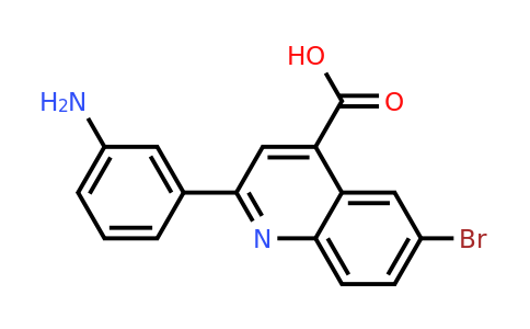 CAS 438531-42-1 | 2-(3-Aminophenyl)-6-bromoquinoline-4-carboxylic acid