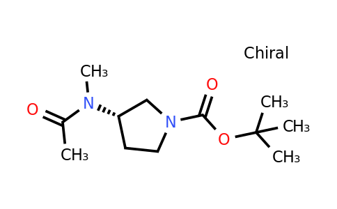 CAS 438585-60-5 | (S)-tert-Butyl 3-(N-methylacetamido)pyrrolidine-1-carboxylate
