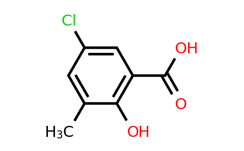 CAS 4386-40-7 | 5-Chloro-2-hydroxy-3-methylbenzoic acid