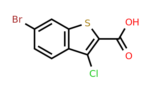 CAS 438613-29-7 | 6-Bromo-3-chlorobenzo[b]thiophene-2-carboxylic acid