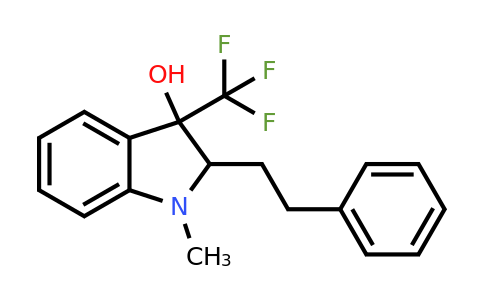 CAS 439095-40-6 | 1-Methyl-2-phenethyl-3-(trifluoromethyl)indolin-3-ol