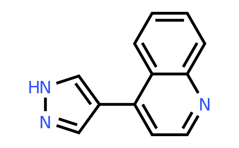 CAS 439106-49-7 | 4-(1H-Pyrazol-4-yl)quinoline
