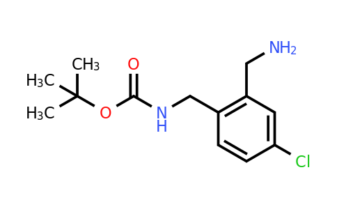 CAS 439116-15-1 | Tert-butyl 2-(aminomethyl)-4-chlorobenzylcarbamate