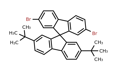CAS 439791-57-8 | 2,7-dibromo-2',7'-di-tert-butyl-9,9'-spirobi[fluorene]