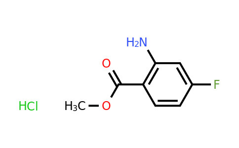 CAS 439808-83-0 | Methyl 2-amino-4-fluorobenzoate hydrochloride