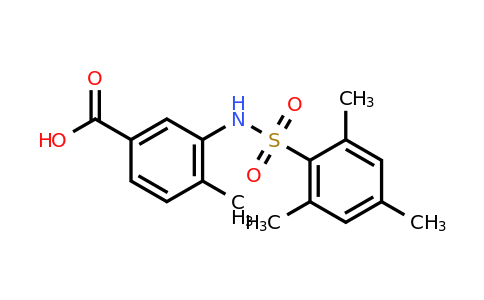 CAS 439935-54-3 | 4-methyl-3-(2,4,6-trimethylbenzenesulfonamido)benzoic acid