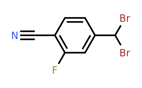 CAS 440105-58-8 | 4-(Dibromomethyl)-2-fluorobenzonitrile