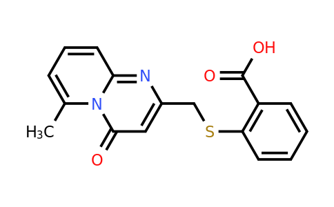 CAS 440347-35-3 | 2-[({6-methyl-4-oxo-4H-pyrido[1,2-a]pyrimidin-2-yl}methyl)sulfanyl]benzoic acid