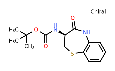 CAS 440634-11-7 | (S)-tert-Butyl (4-oxo-2,3,4,5-tetrahydrobenzo[b][1,4]thiazepin-3-yl)carbamate