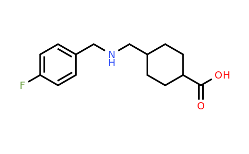 CAS 440648-01-1 | 4-(((4-Fluorobenzyl)amino)methyl)cyclohexanecarboxylic acid