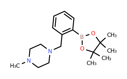CAS 440652-32-4 | 1-methyl-4-{[2-(tetramethyl-1,3,2-dioxaborolan-2-yl)phenyl]methyl}piperazine