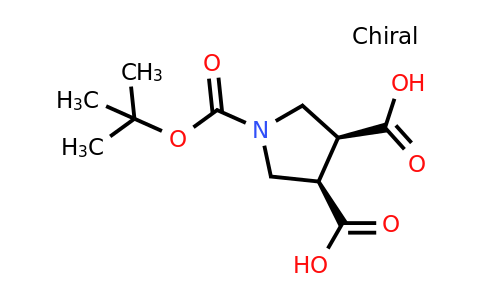 CAS 441298-21-1 | cis-1-tert-butoxycarbonylpyrrolidine-3,4-dicarboxylic acid