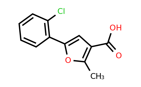 CAS 4414-49-7 | 5-(2-Chlorophenyl)-2-methylfuran-3-carboxylic acid