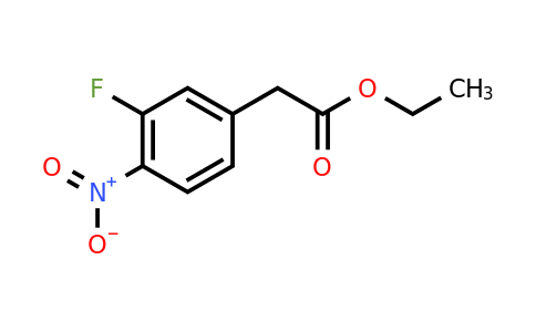 CAS 441713-85-5 | ethyl 2-(3-fluoro-4-nitrophenyl)acetate