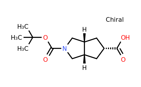 CAS 442877-23-8 | rel-(3aR,5S,6aS)-2-[(tert-butoxy)carbonyl]-octahydrocyclopenta[c]pyrrole-5-carboxylic acid