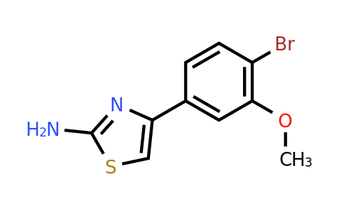 CAS 443290-56-0 | 4-(4-Bromo-3-methoxy-phenyl)-thiazol-2-ylamine