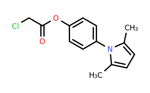 CAS 443294-30-2 | 4-(2,5-Dimethyl-1H-pyrrol-1-yl)phenyl 2-chloroacetate