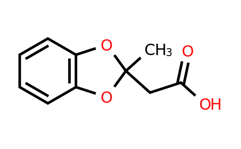 CAS 4442-72-2 | 2-(2-Methyl-2H-1,3-benzodioxol-2-yl)acetic acid