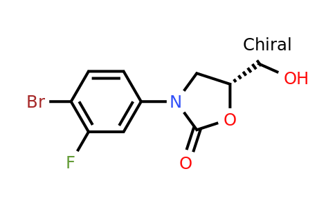 CAS 444335-16-4 | (R)-3-(4-Bromo-3-fluorophenyl)-5-(hydroxymethyl)oxazolidin-2-one
