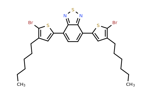 CAS 444579-39-9 | 4,7-Bis(5-bromo-4-hexylthiophen-2-yl)benzo[c][1,2,5]thiadiazole