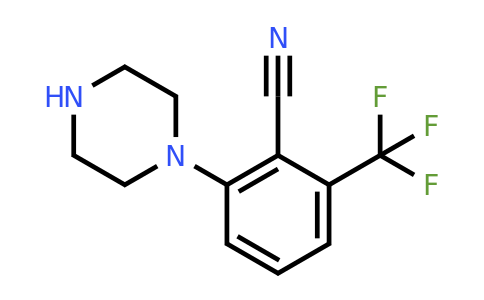 CAS 444583-05-5 | 2-(piperazin-1-yl)-6-(trifluoromethyl)benzonitrile