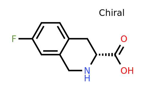 CAS 444583-25-9 | (3R)-7-fluoro-1,2,3,4-tetrahydroisoquinoline-3-carboxylic acid