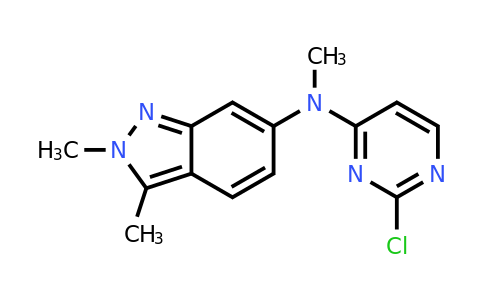 CAS 444731-75-3 | N-(2-chloropyrimidin-4-yl)-N,2,3-trimethyl-2H-indazol-6-amine