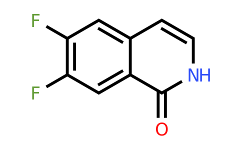 CAS 444898-79-7 | 6,7-Difluoroisoquinolin-1(2H)-one
