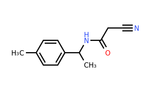 CAS 444907-79-3 | 2-Cyano-N-(1-(p-tolyl)ethyl)acetamide