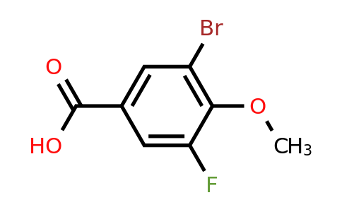 CAS 445019-47-6 | 3-bromo-5-fluoro-4-methoxybenzoic acid