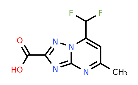 CAS 445025-82-1 | 7-(Difluoromethyl)-5-methyl-[1,2,4]triazolo[1,5-a]pyrimidine-2-carboxylic acid