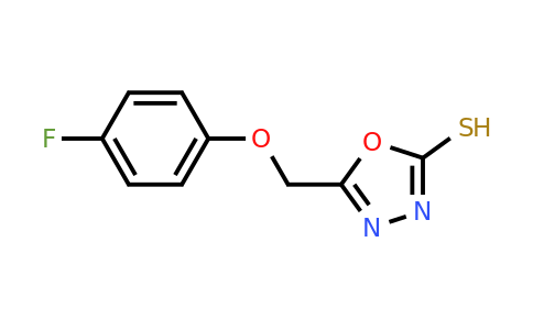 CAS 445224-41-9 | 5-(4-Fluorophenoxymethyl)-1,3,4-oxadiazole-2-thiol