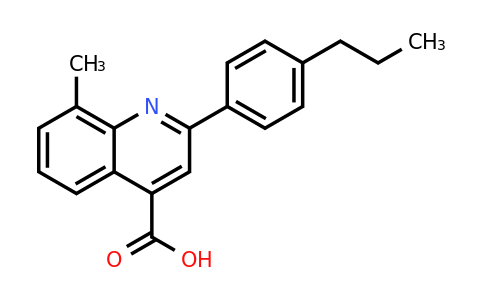 CAS 445260-05-9 | 8-Methyl-2-(4-propylphenyl)quinoline-4-carboxylic acid