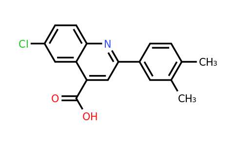 CAS 445289-11-2 | 6-Chloro-2-(3,4-dimethylphenyl)quinoline-4-carboxylic acid