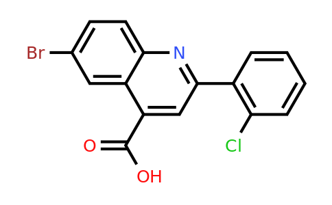 CAS 445289-24-7 | 6-Bromo-2-(2-chloro-phenyl)-quinoline-4-carboxylic acid