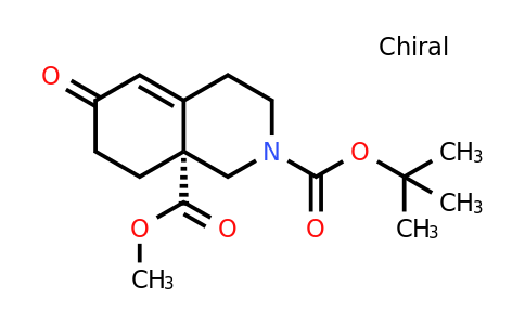 CAS 445312-74-3 | 2-tert-butyl 8a-methyl (8aR)-6-oxo-1,2,3,4,6,7,8,8a-octahydroisoquinoline-2,8a-dicarboxylate