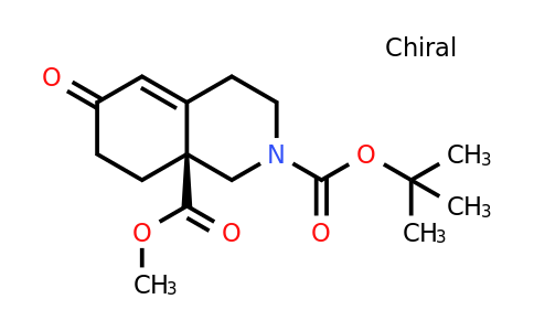 CAS 445312-78-7 | 2-tert-butyl 8a-methyl (8aS)-6-oxo-1,2,3,4,6,7,8,8a-octahydroisoquinoline-2,8a-dicarboxylate