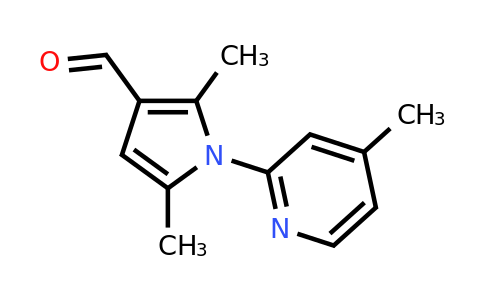 CAS 445428-51-3 | 2,5-Dimethyl-1-(4-methylpyridin-2-yl)-1H-pyrrole-3-carbaldehyde