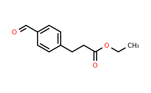 CAS 445483-72-7 | Ethyl 3-(4-formylphenyl)propanoate