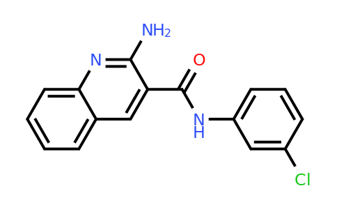CAS 446052-45-5 | 2-Amino-N-(3-chlorophenyl)quinoline-3-carboxamide