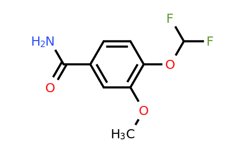 CAS 446267-55-6 | 4-(Difluoromethoxy)-3-methoxybenzamide
