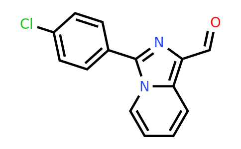 CAS 446269-62-1 | 3-(4-Chlorophenyl)imidazo[1,5-A]pyridine-1-carbaldehyde