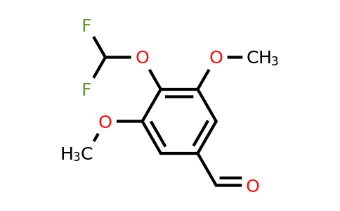CAS 446270-61-7 | 4-(difluoromethoxy)-3,5-dimethoxybenzaldehyde