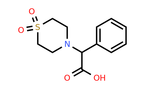CAS 446276-14-8 | 2-(1,1-Dioxo-1lambda6-thiomorpholin-4-yl)-2-phenylacetic acid